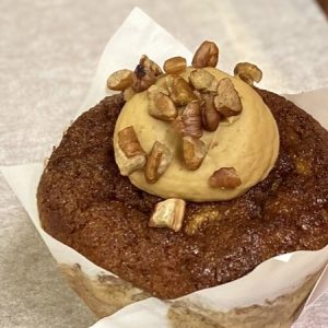 Banana, Pecan & Caramel Muffin